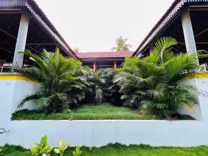 Outdoor wedding venue in Coimbatore with elegant decor